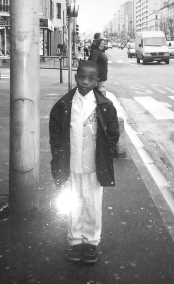 Samy as a boy in Paris